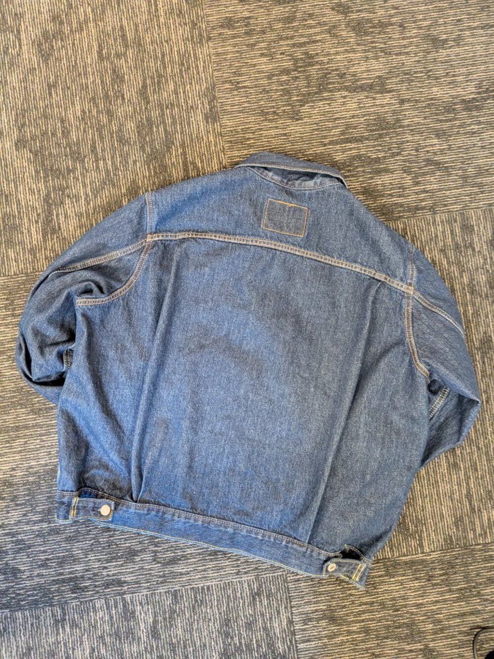 Levi's Type II Trucker Denim Jacket Relaxed Oversized Fit Blue XL - Picture 2 of 9